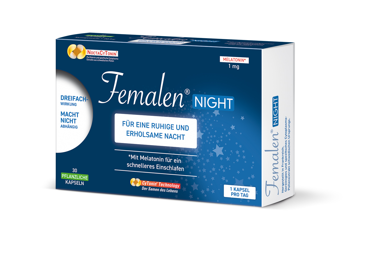 Verpackung von Femalen® NIGHT